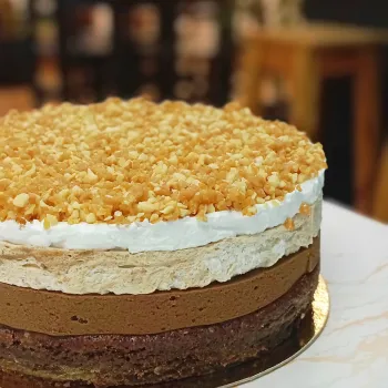 Imagen de Torta brownie full maní 18 cm