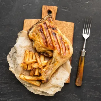 Imagen de Pollo al horno con papas